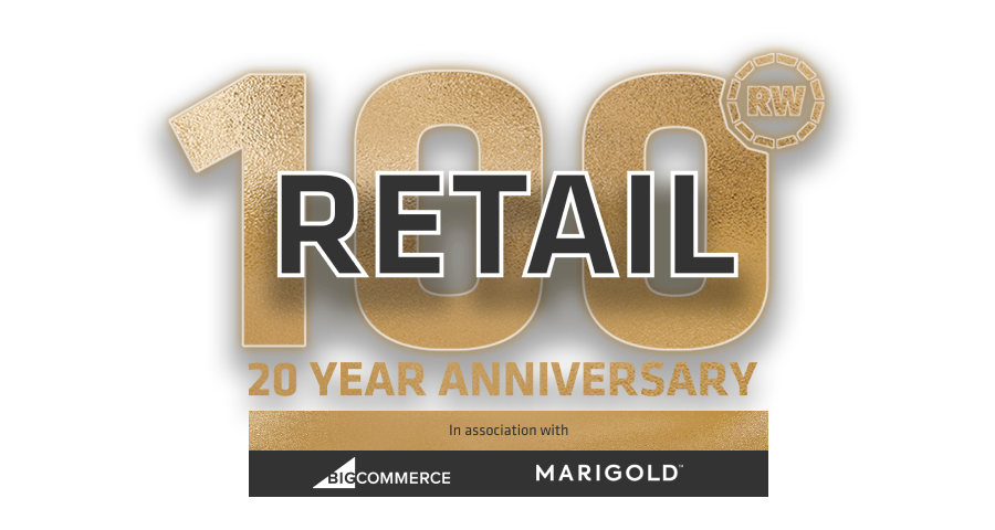 Retail 100 20 year anniversary logo