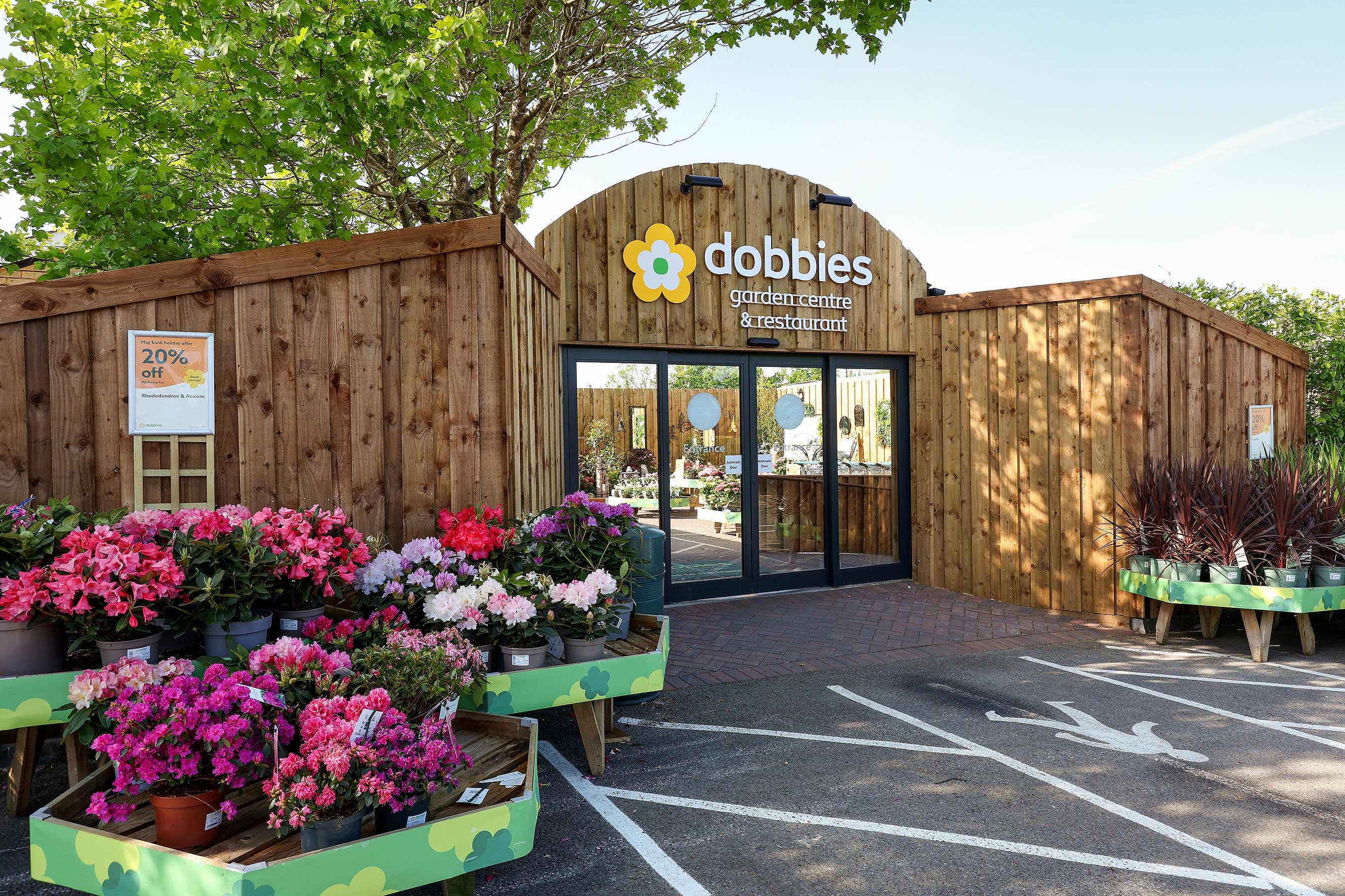 Exterior of Dobbies store in Cadham