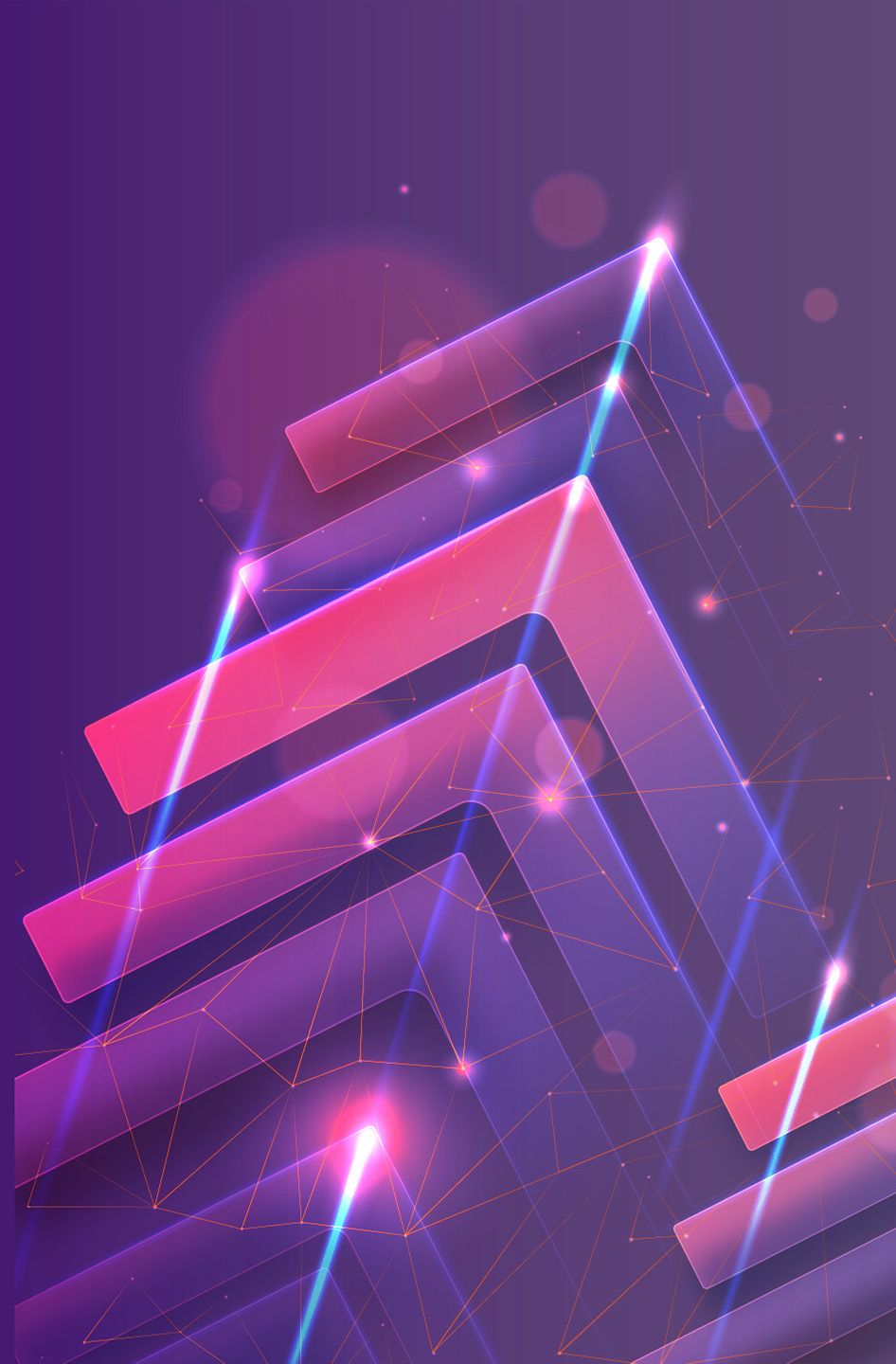 Graphic showing arrows pointing up