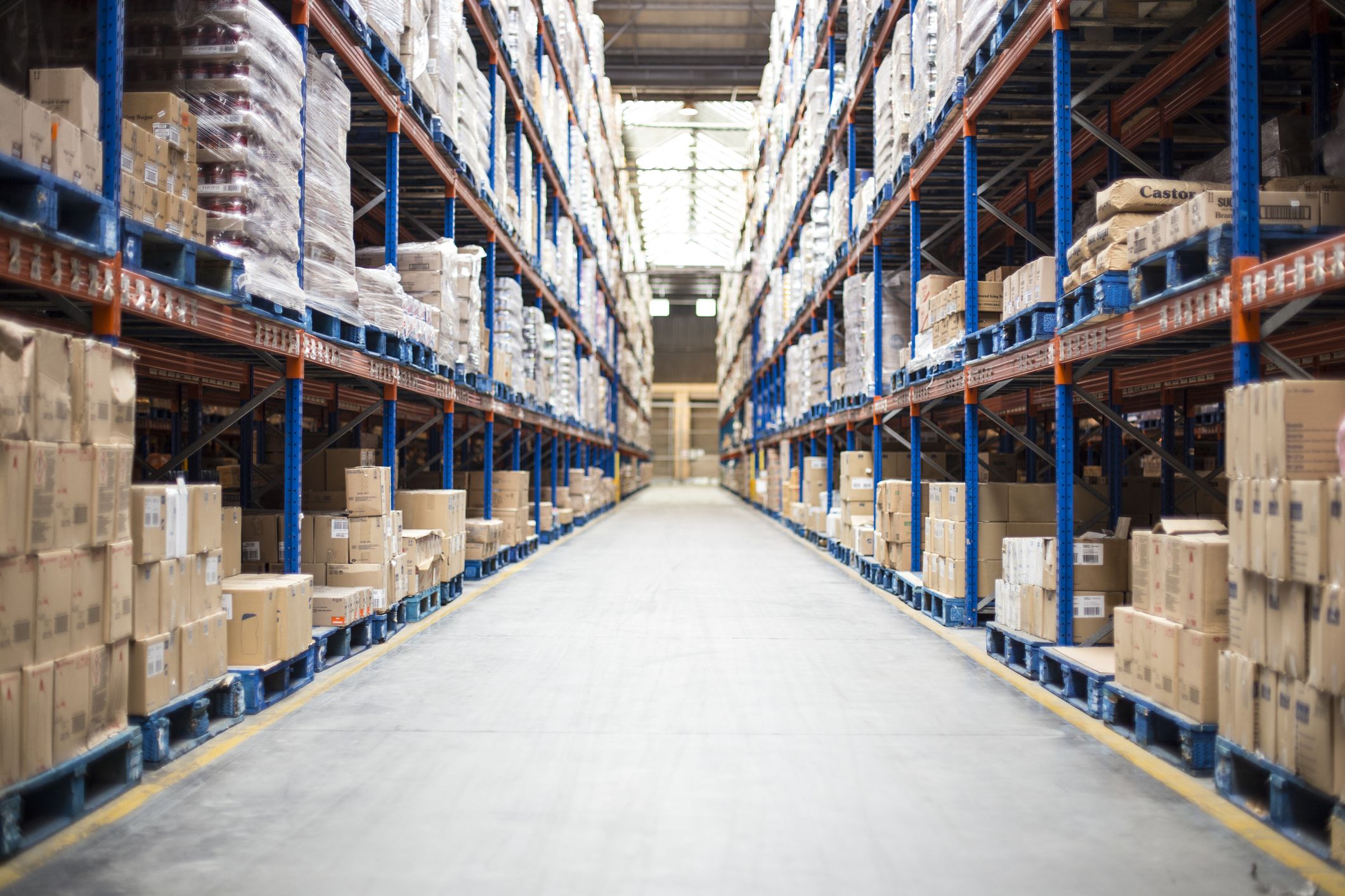 Warehouse filled with boxes