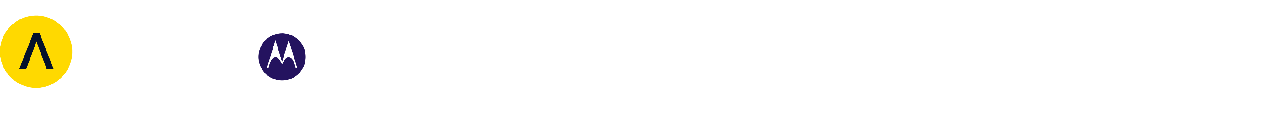 Auror, Motorola, Reveal and Zebra logos